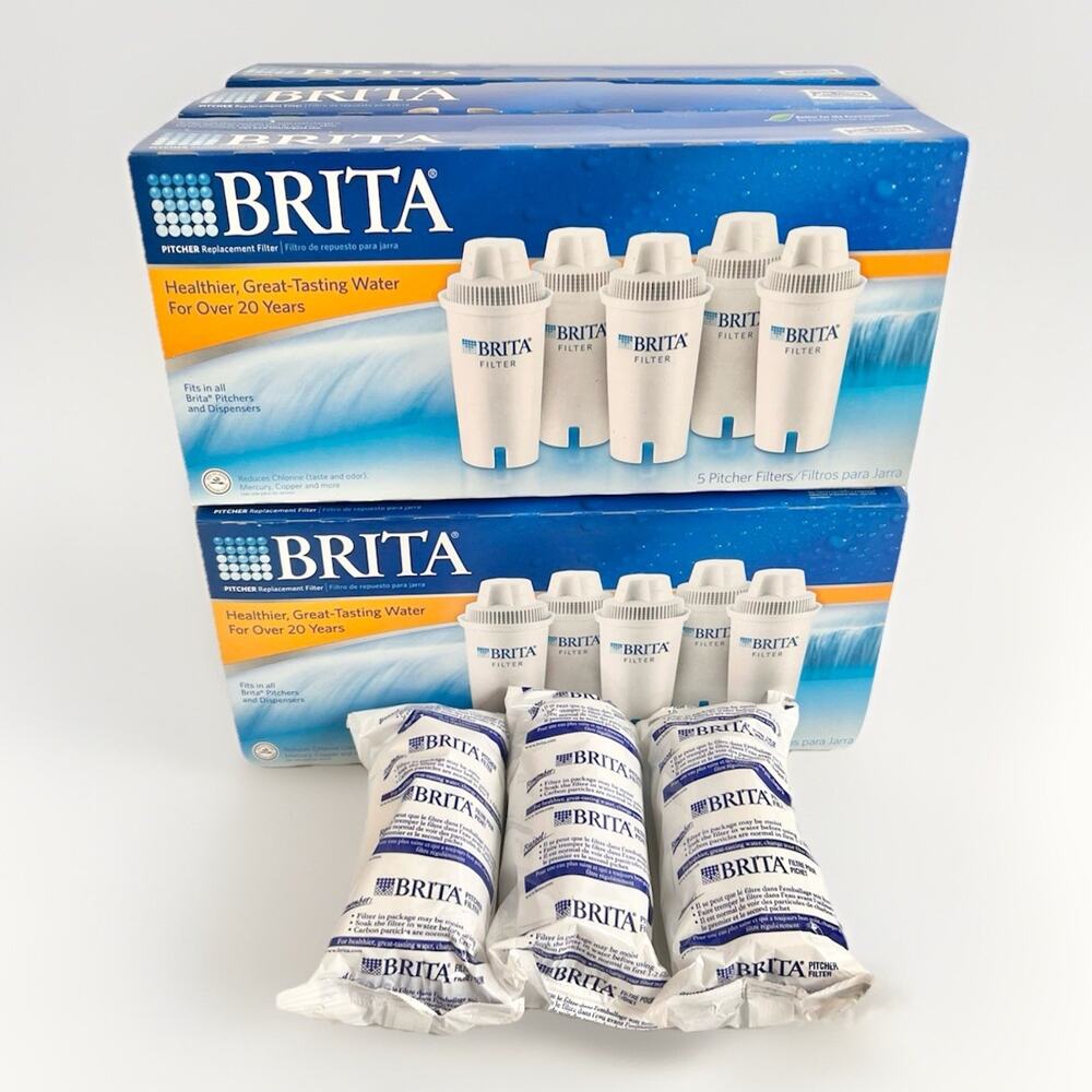 HUGE Lot of 16 Brita Pitcher Replacement Water Filters Standard